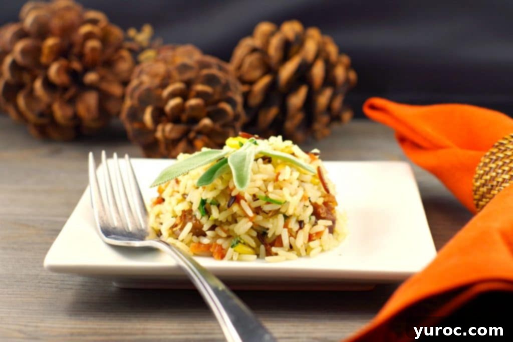 Delicious Sausage and Apple Rice for Thanksgiving or Holiday Side Dish