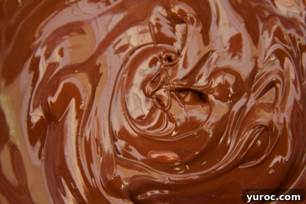 melted chocolate