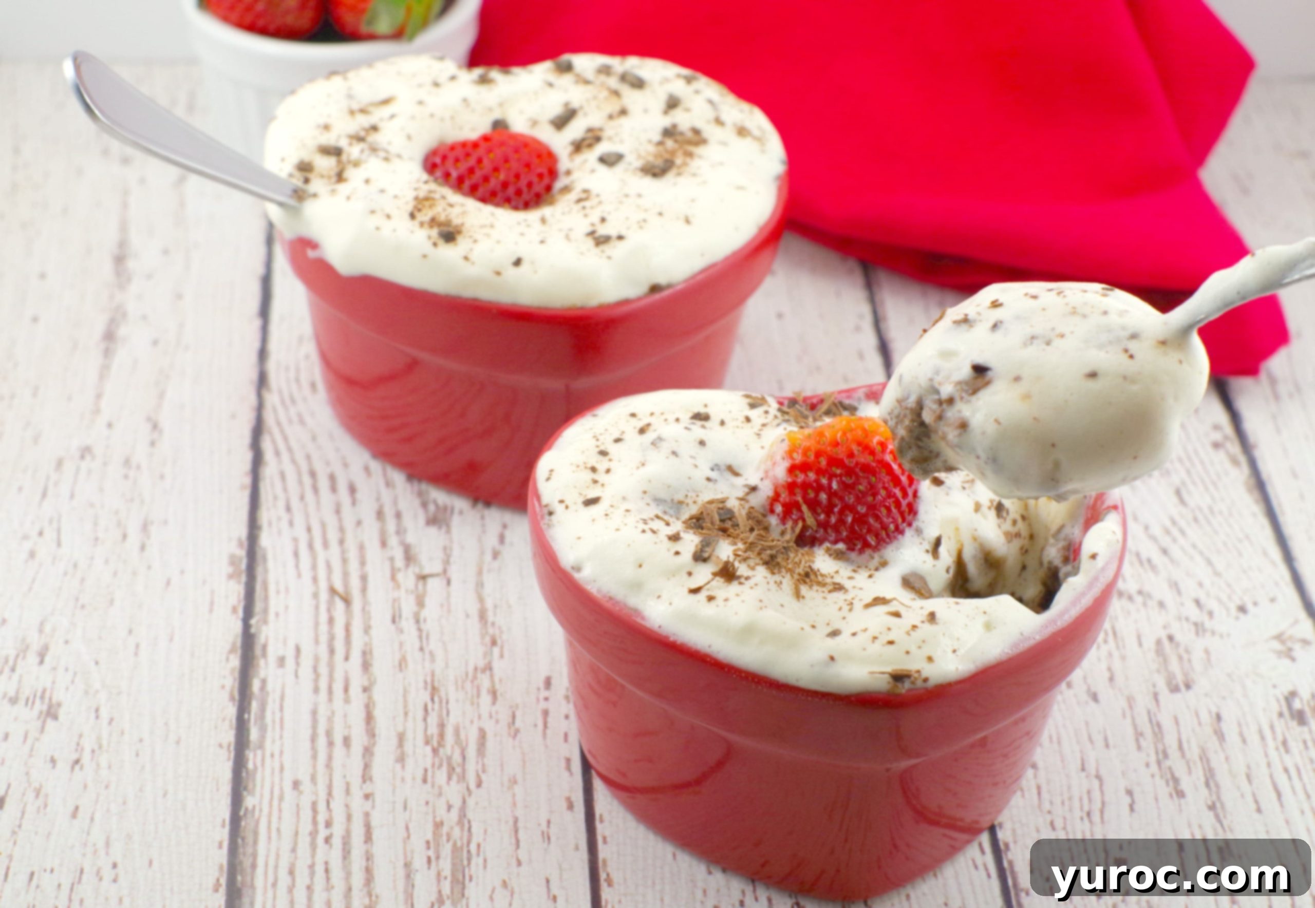 Healthy Heart Shaped Valentine's Day Dessert - Foodmeanderings.com
