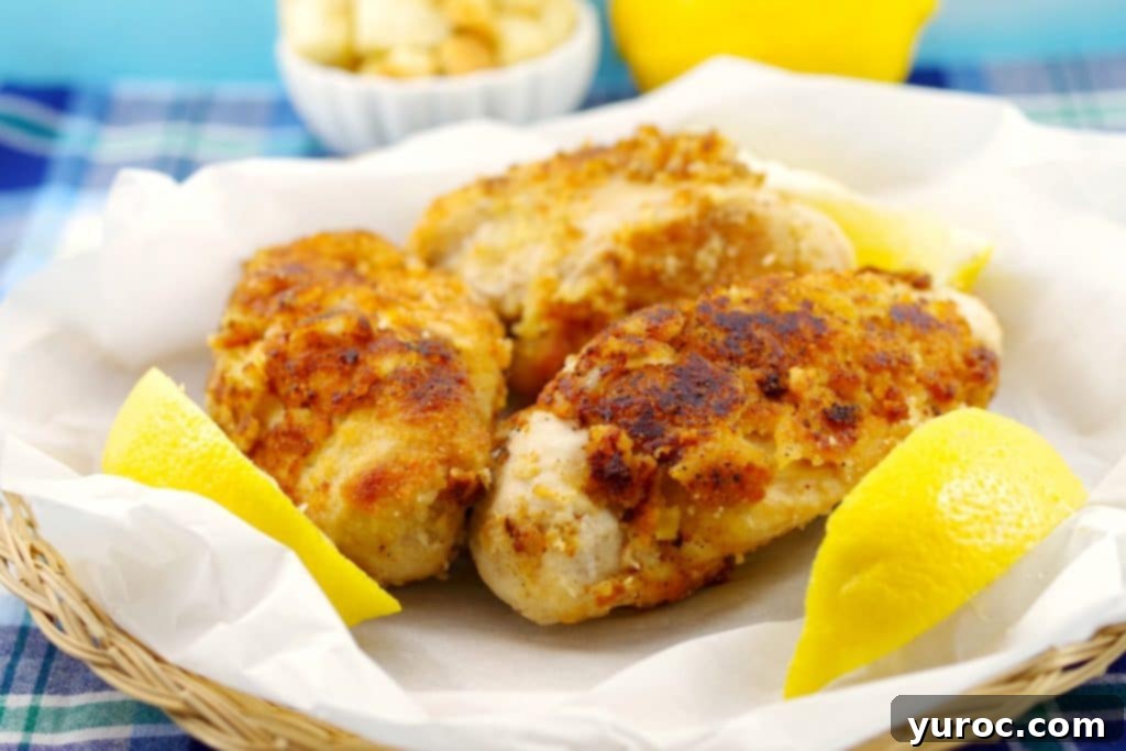 Crispy Caesar Fried Chicken for picnics
