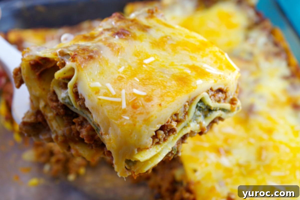 Prep-Ahead No-Boil Lasagna 1 Easy Meat Lasagna Recipe with no-boil lasagna noodles