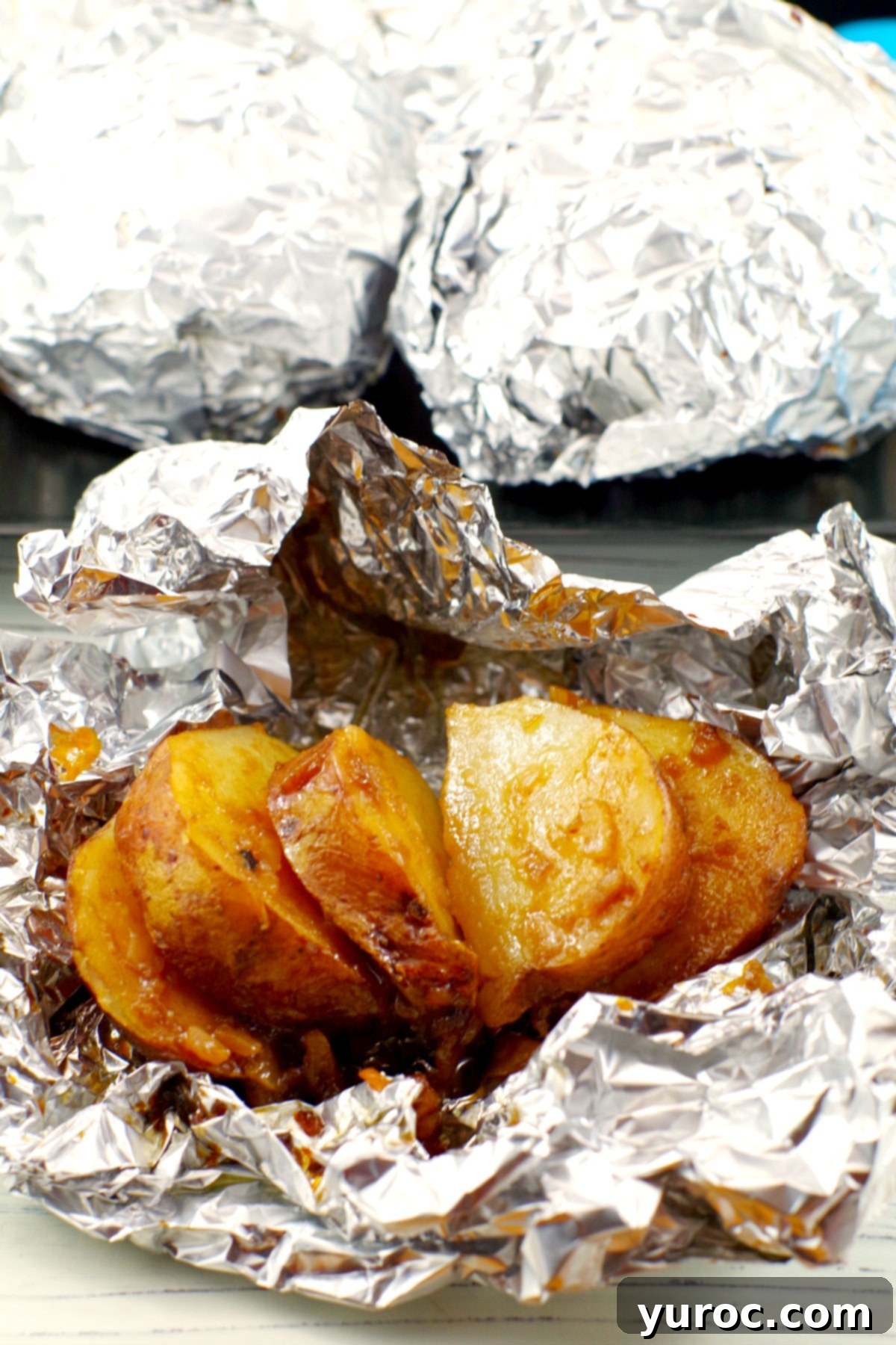 French Onion Baked Potatoes 8 Baked Potatoes in Foil | with onion soup mix