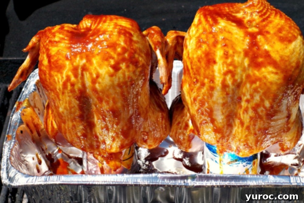 French Onion Baked Potatoes 9 BBQ Beer Can Chicken | beer can chicken - Foodmeanderings.com
