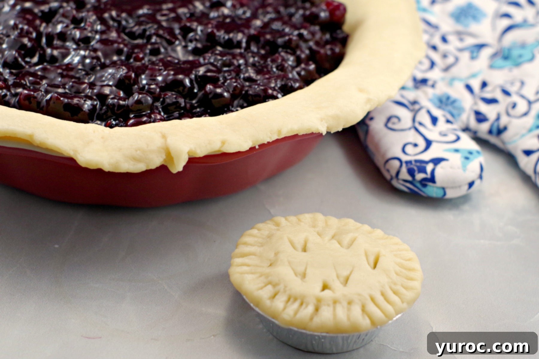 A perfectly golden-brown pie crust, ready for filling
