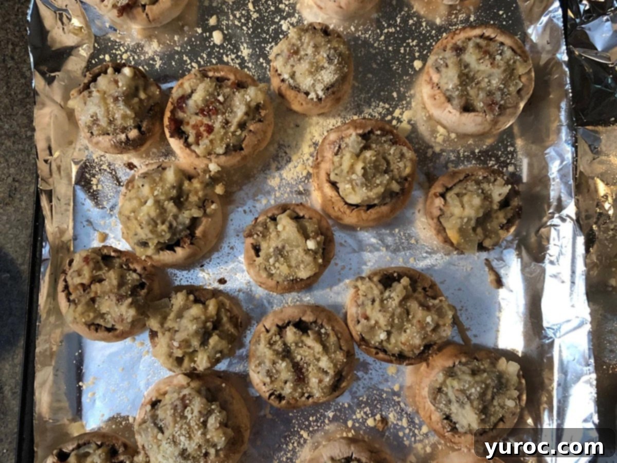 Pierogi Mushroom Bites 5 Mushrooms carefully stuffed with the savory potato and pierogi-inspired filling