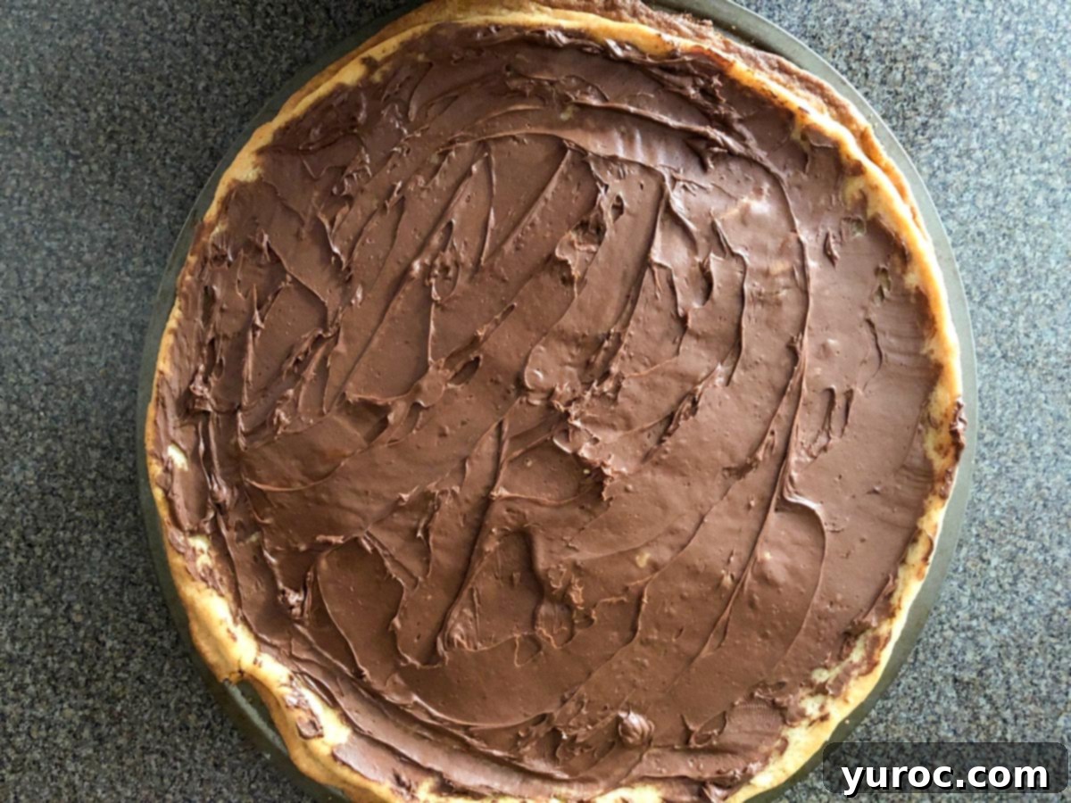 cookie pizza crust with chocolate cream cheese