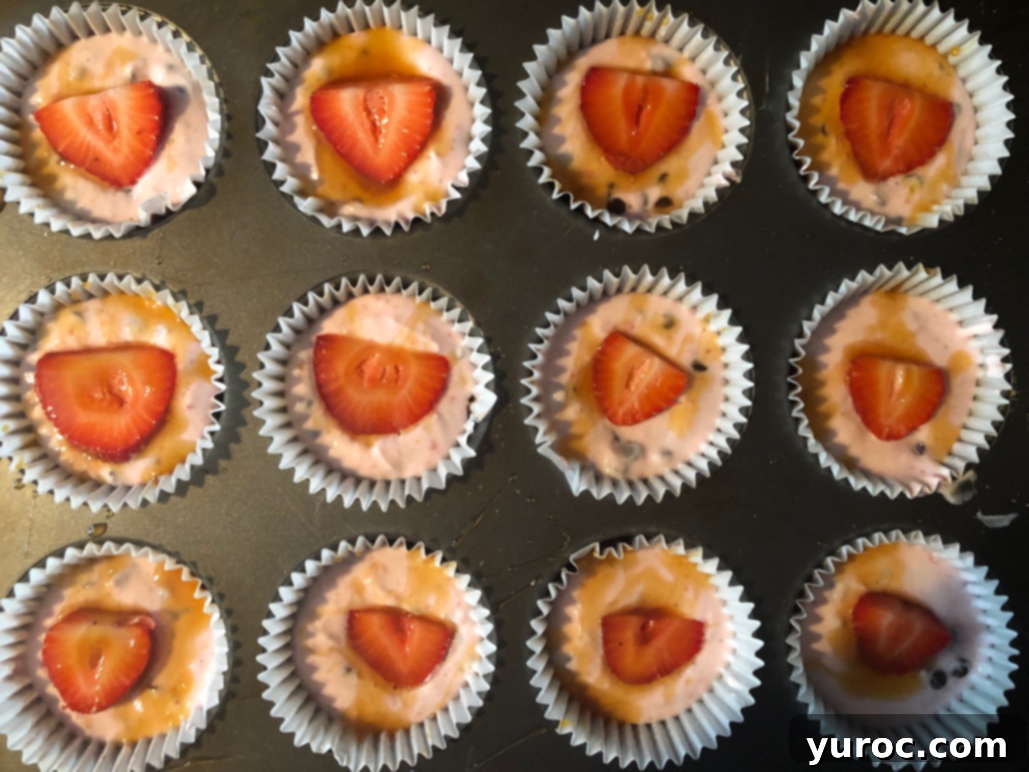 Strawberry Cone Crunch Frozen Yogurt Cups 9 Yogurt cups topped with strawberries and caramel sundae sauce