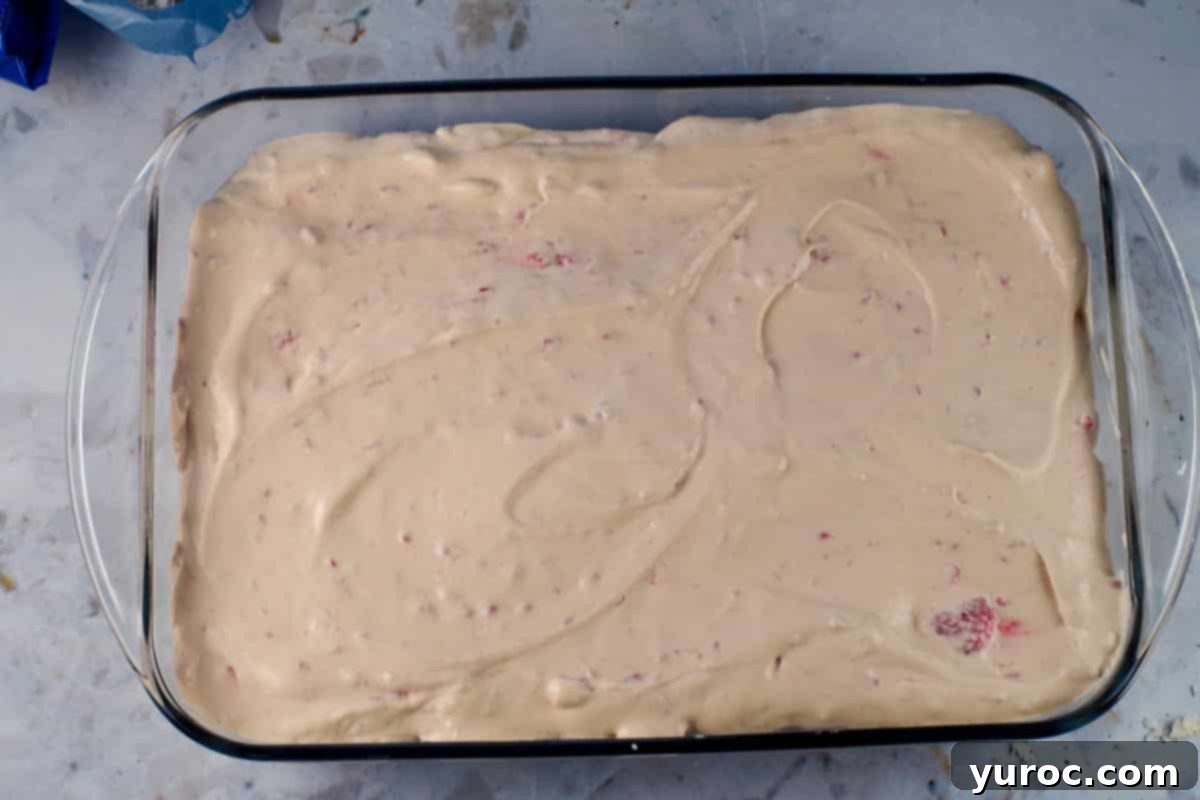 Decadent Dulce De Leche Chocolate Raspberry Icebox Cake 12 The remaining whipped cream spread over the final layer of cookies.
