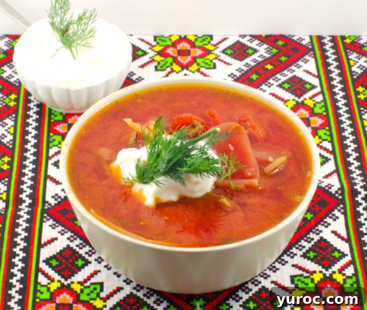 Easy Beef Borscht with Canned Beets 4 Ukrainian Borscht recipe | with evaporated milk - foodmeandeirngs.com