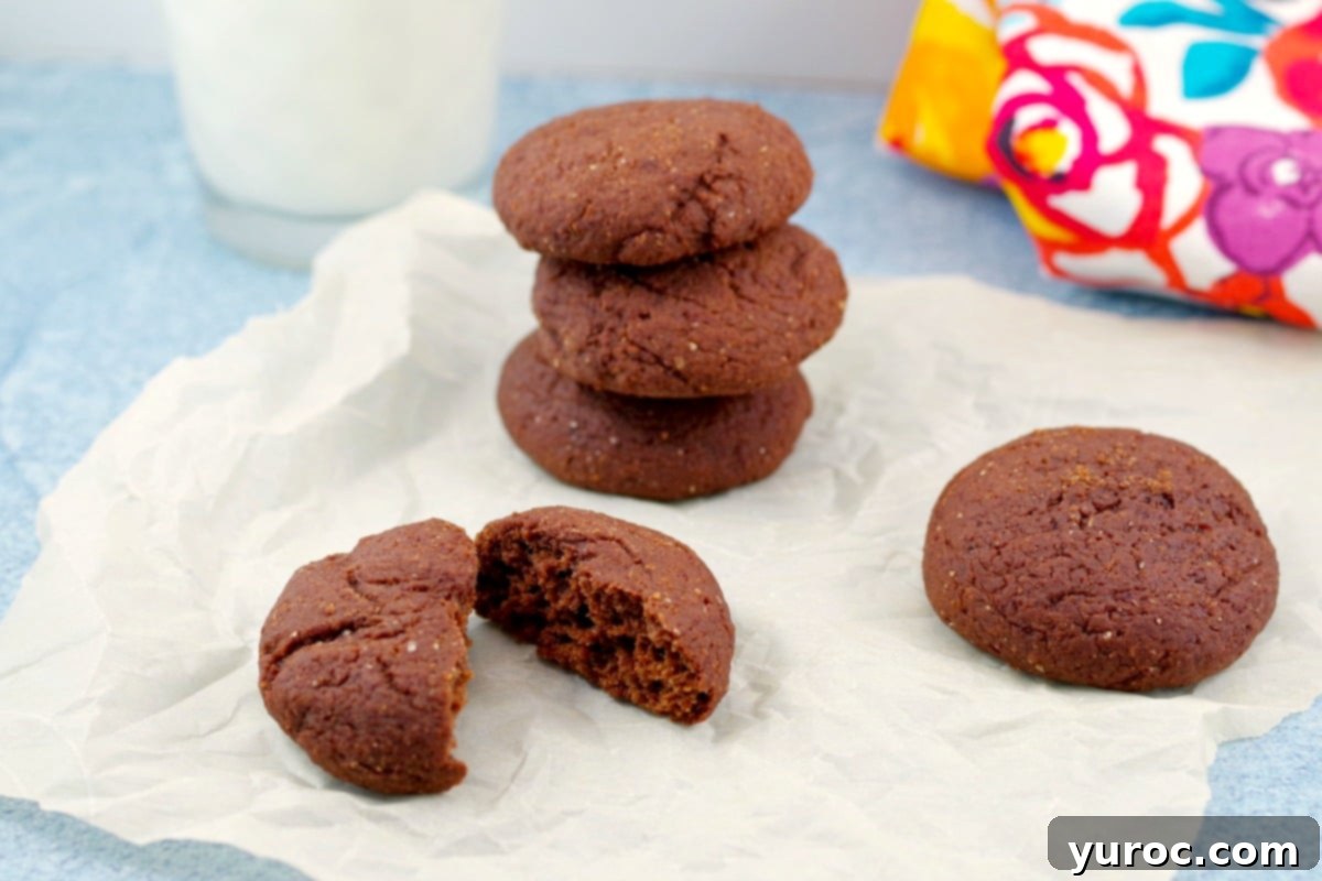 Healthy Red Velvet Cookies | no red dye