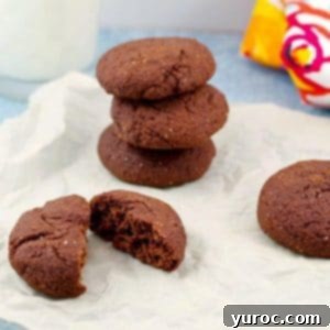 beet cookies on a piece of parchment paper