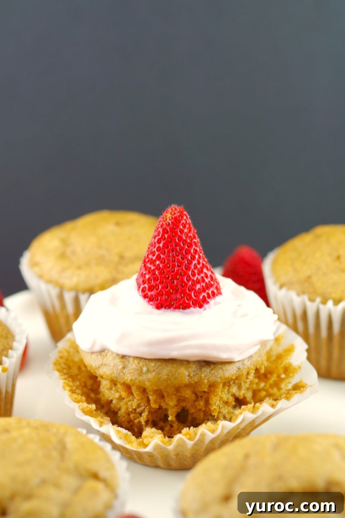 Pancake cupcakes - gingerbread - foodmeanderings.com