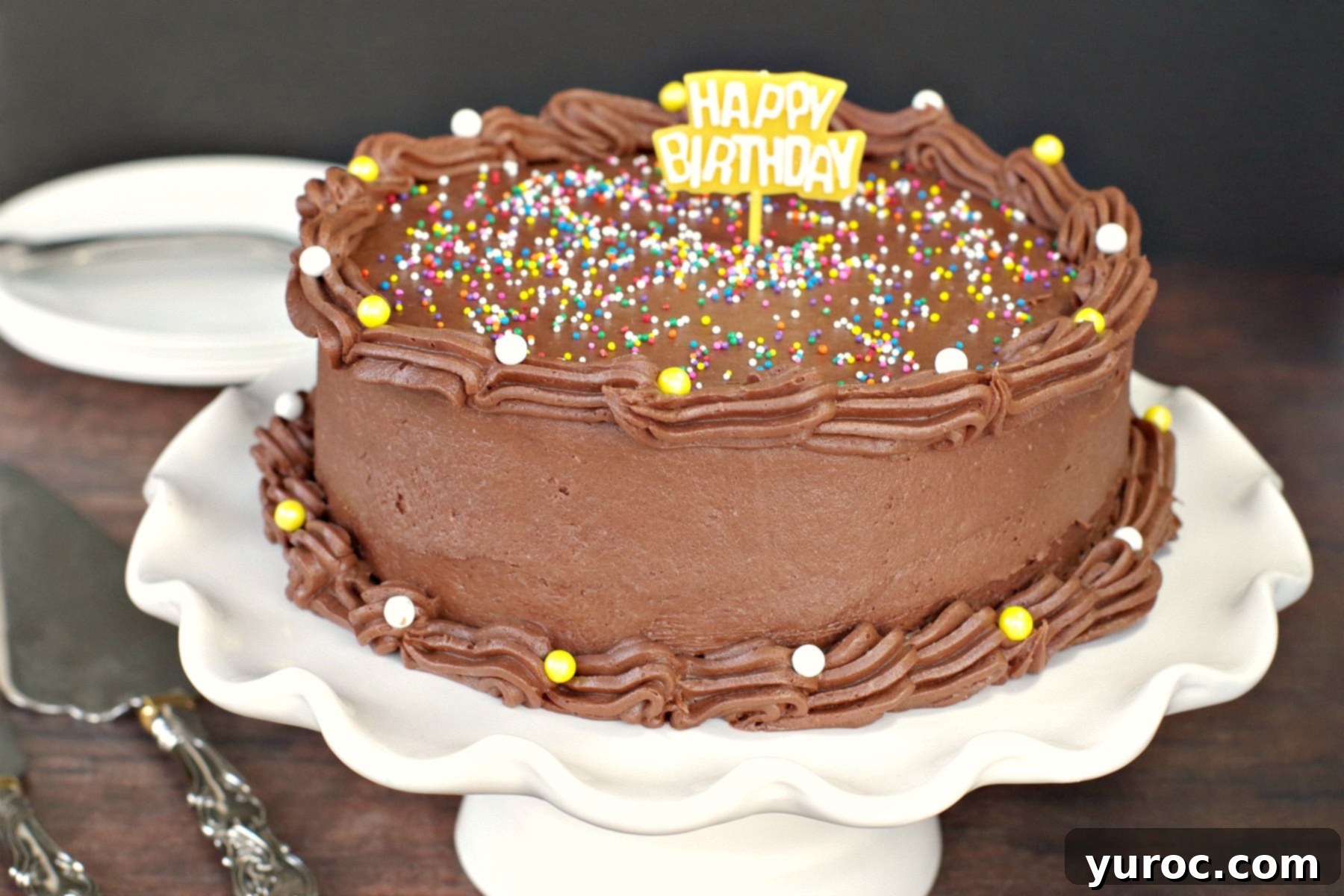 Heirloom Sour Cream Chocolate Cake 9 Old fashioned sour cream chocolate cake with no butter chocolate icing birthday cake