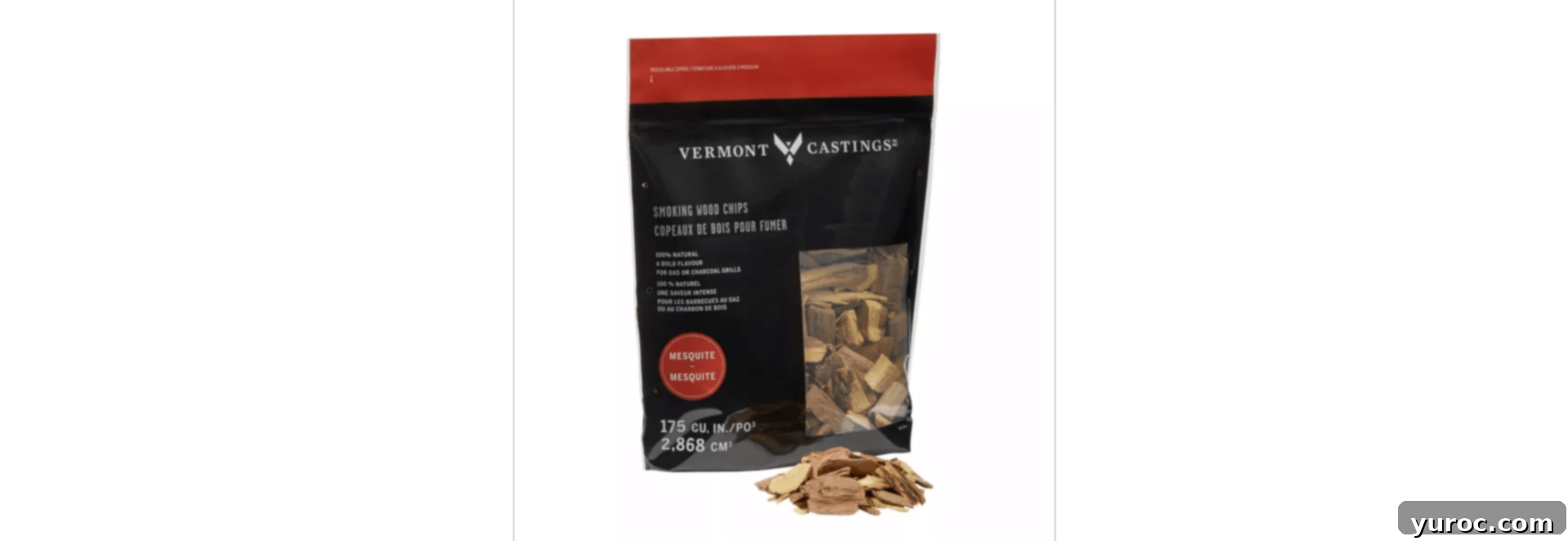bag of mesquite wood chips