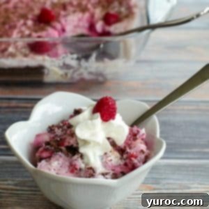ww cheesecake in a white flower petal bowl, with spoon and glass container of more in the background