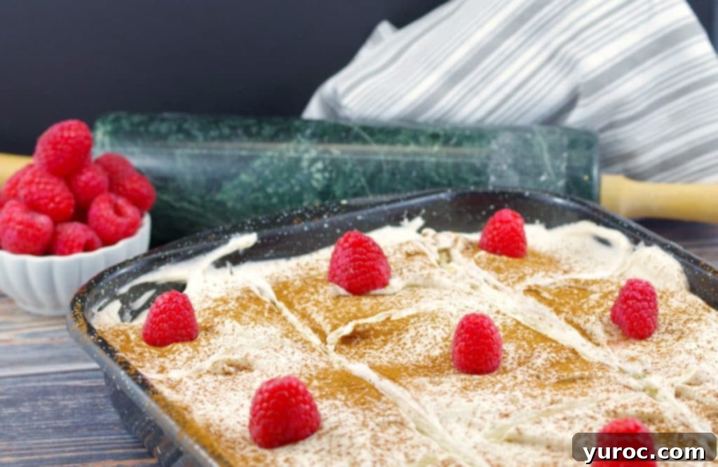 Cinnamon Roll Breakfast Lasagna - breakfast potluck