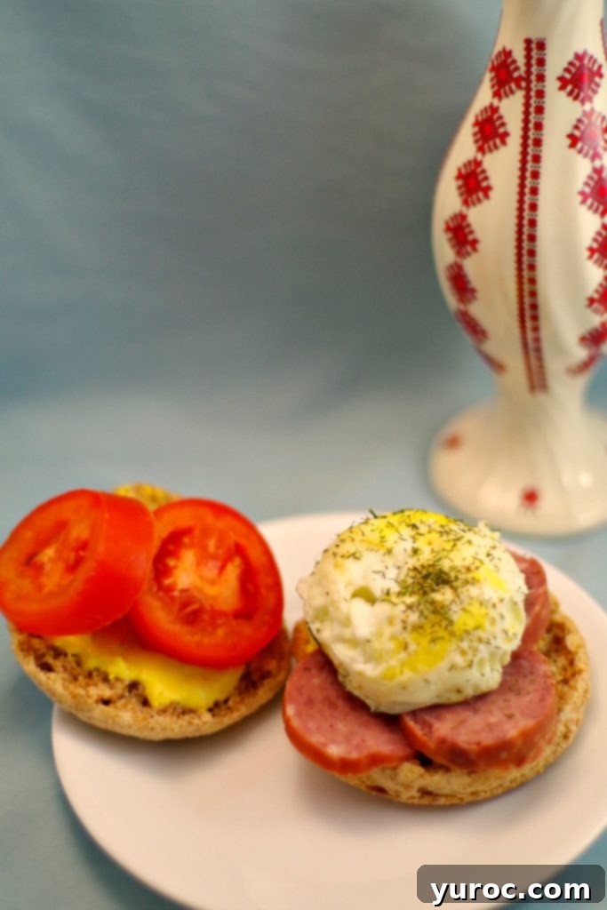 Hearty Ukrainian Breakfast Sandwich 3 ukrainian-breakfast-sandwich